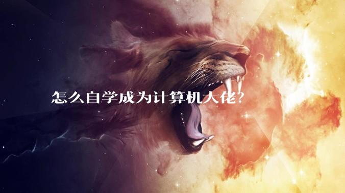 怎么自学成为计算机大佬？