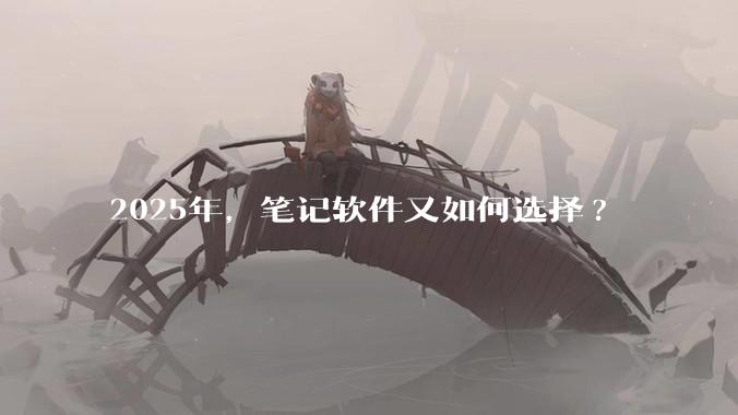 2025年，笔记软件又如何选择?